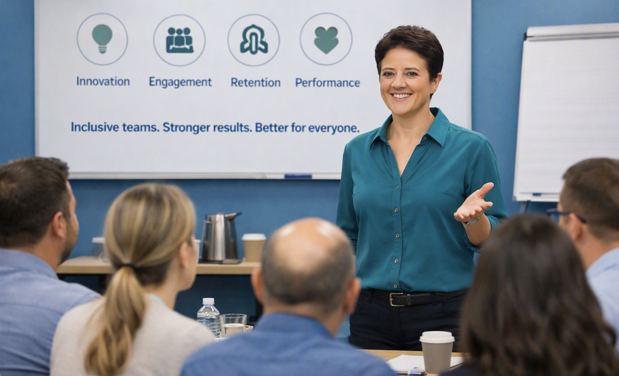 Nikki Mitchell delivering corporate training
